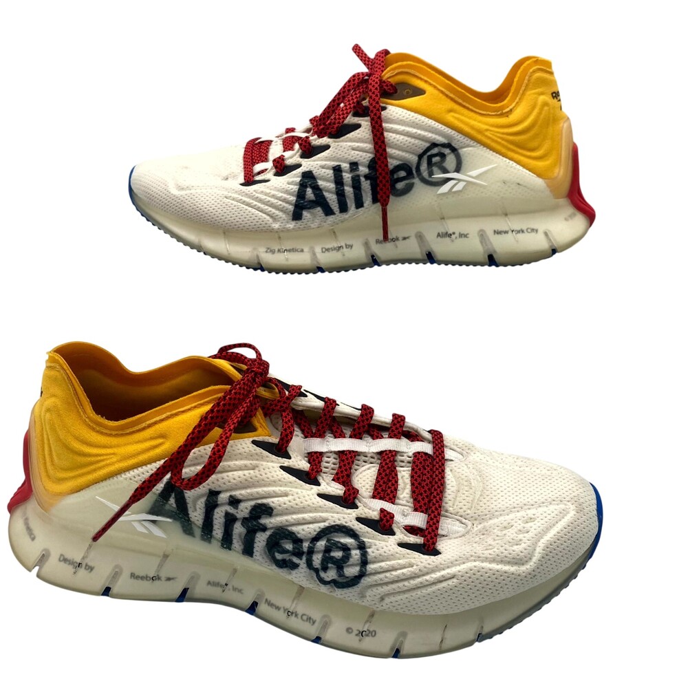 Reebok Zig Kinetica Alife FZ4642 Mens US 8 Sneakers Multicolor Running Shoes